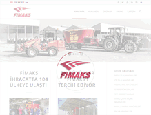 Tablet Screenshot of fimaks.com